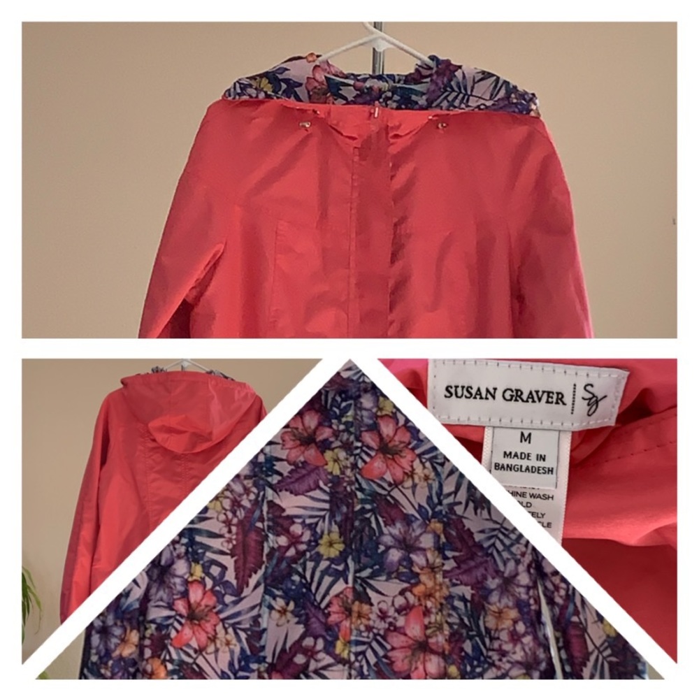 Susan Graver reversible raincoat
